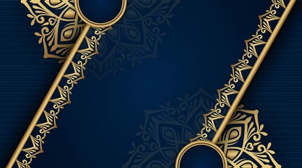 Luxury Background With Golden Mandala Ornament 13