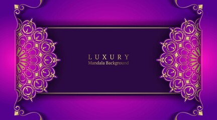 Luxury Background With Golden Mandala