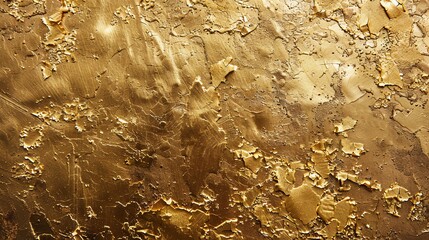 Golden texture background. Rough aged surface. Gold color.