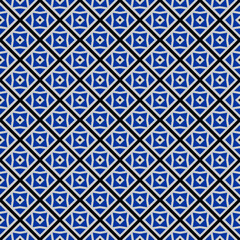 Multi color seamless abstract pattern. Background and backdrop. Multi Colored. Colorful ornamental design. Colored mosaic ornaments. Vector graphic illustration.