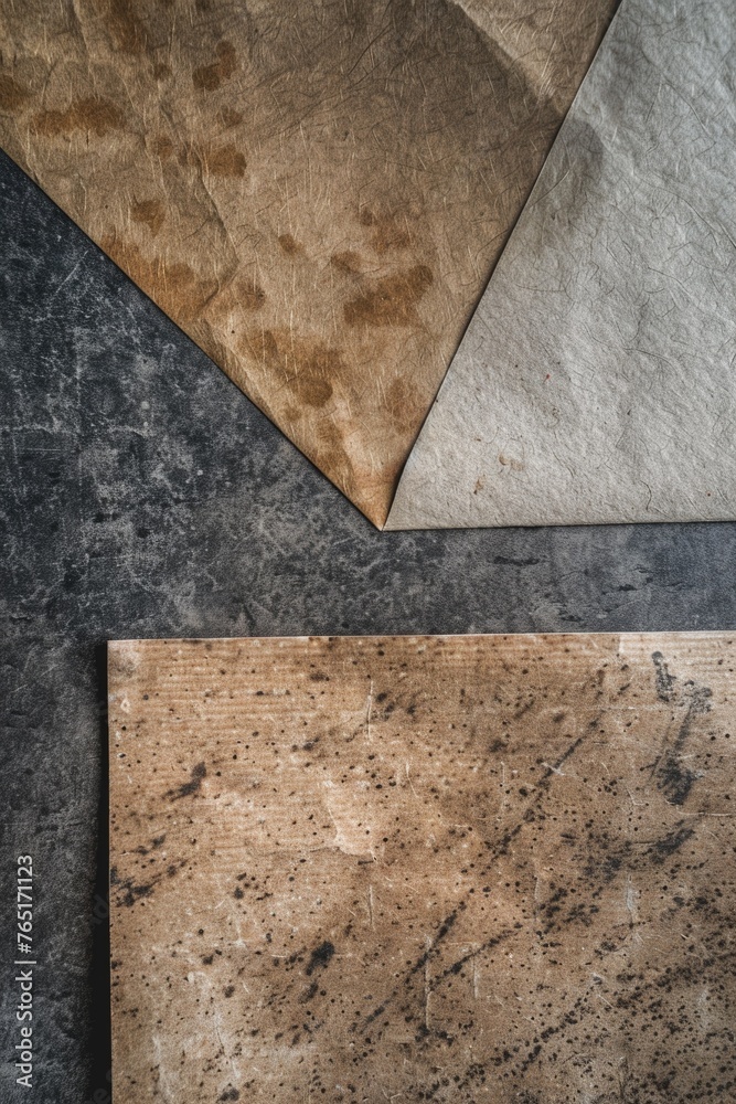 Aufkleber A detailed view of a piece of wood on a table, suitable for various design projects