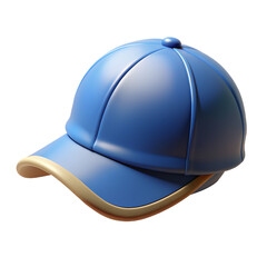 3d cap isolated on background