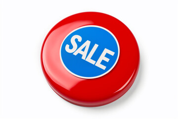 round badge with the inscription "SALE" on a white background