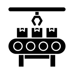 Assembly Line Icon Design