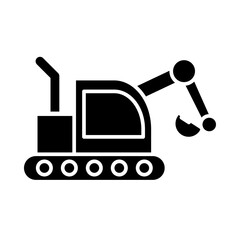 Excavator Icon Design