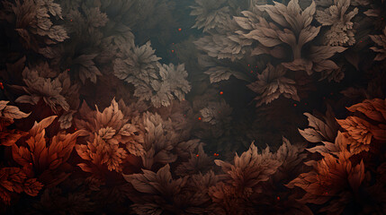 leafy background, nature background, leaf texture - obrazy, fototapety, plakaty