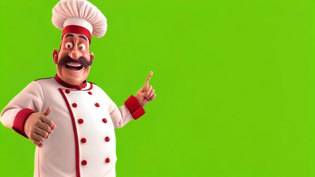 Showcasing Culinary, Chef-themed Green Screen Videos