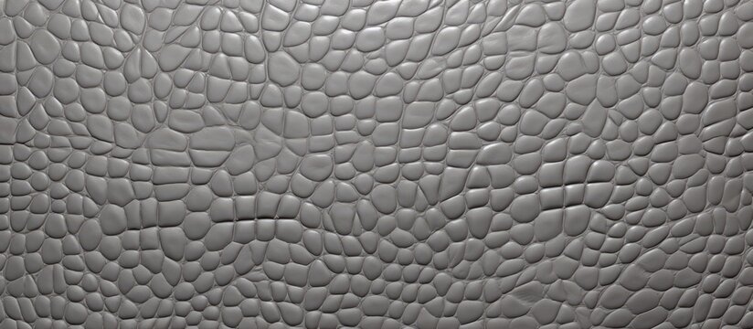 Close-up of intricate white leather with tiny pebble design