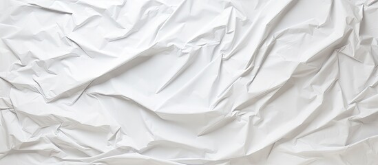 White paper covering bed - obrazy, fototapety, plakaty