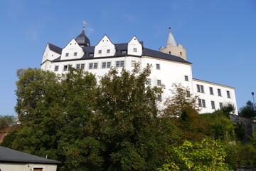 Fototapeta na wymiar Schloss Wildeck in der Stadt Zschopau im Erzgebirge