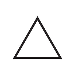 triangle icon vector illustration design template