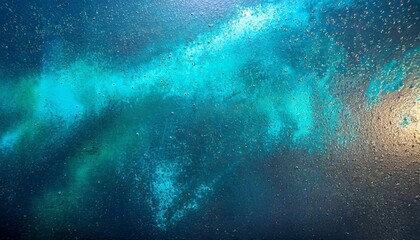 青い光を放つ金属のテクスチャ