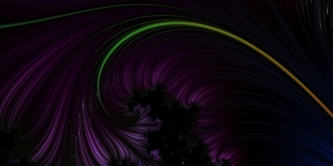 Fractal fashion elegant premium background,  abstract beautiful cover, royal wallpaper, 3D rendering, 3D illustration