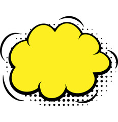 Comic Speech Bubble dots background