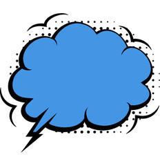 Comic Speech Bubble dots background