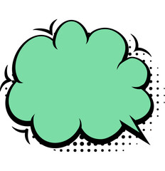 Comic Speech Bubble dots background