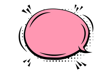 Comic Speech Bubble dots background