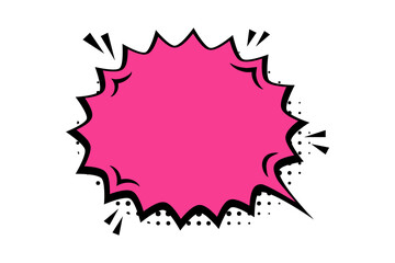 Comic Speech Bubble dots background