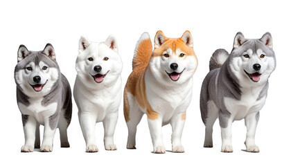 Set of Four dog isolated on transparent background. Concept of pet.
PNG Lassie , Balto , Hachiko ,...