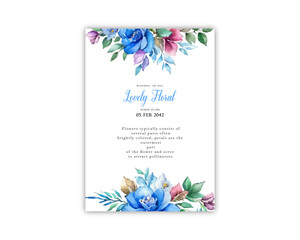 Wedding card background invite vector template greeting card design 