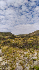 Mountains in the state of Minas Gerais in Brazil. They are part of the Serra do Cipó region.