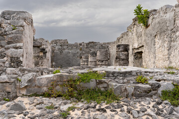 Interior of El Castillo