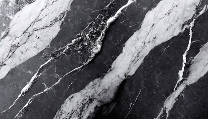 Czarne tło abstrakcyjne do projektu, tekstura marmuru, wzór w kształcie fal, tapeta
