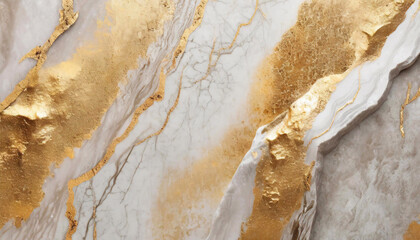Obraz premium Tło abstrakcyjne do projektu, tekstura marmuru, złoty wzór w kształcie fal, tapeta
