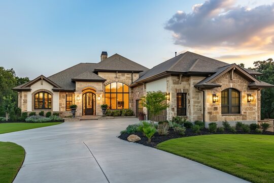 Beautiful Home Exterior for real estate, home exterior, real estate house, big house, big mansion, home for sale, real estate listing home, home listing for sale