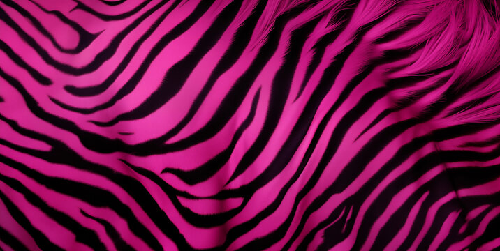 Pink zebra print background image