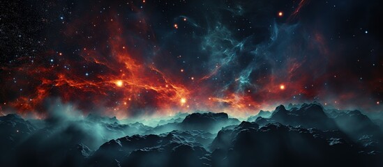 Fototapeta na wymiar sky universe cloud space