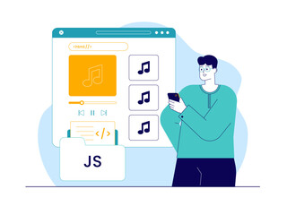 Web development vector illustration