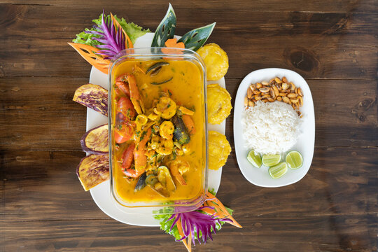 Delicious seafood dish, parihuela