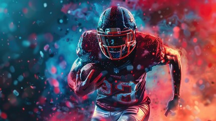 Augmented reality sports viewing, interactive stats, player highlights, solid color background, 4k, ultra hd