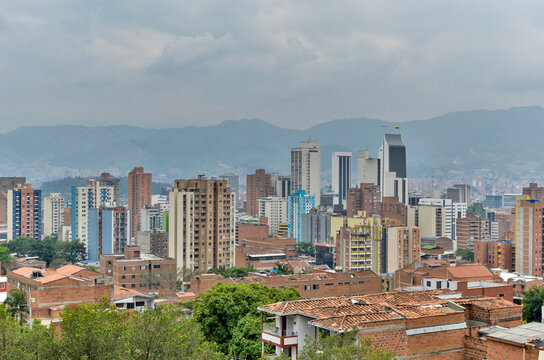 Paisaje Medell&iacute;n desde Barrio Boston