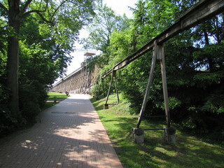 Kunstgestänge zum Gradierwerk der Saline in Bad Kösen
