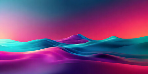 Fluid Gradients smooth colorful lines abstract background
