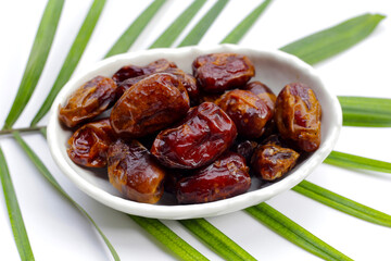 Dates or dattes palm fruit