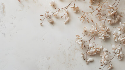 Modern abstract background, floral elements, pale pastel colors, for text and presentations