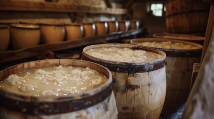 Fermentation, acidified milk is allowed to ferment for a specific period of time. generative ai