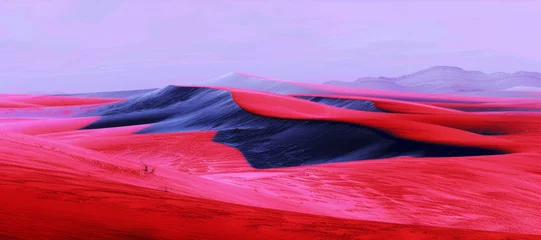 Foto op Plexiglas A psychedelic or surreal landscape © CaptainMCity