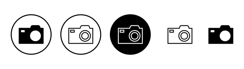 Camera Icon vector isolated on white background. Camera symbol. Camera vector icon