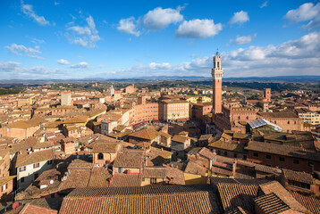 Naklejka premium Siena Old town, Tuscany, Italy