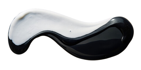 Abstract colorful splashes, brush strokes, stain grunge isolated on transparent background
