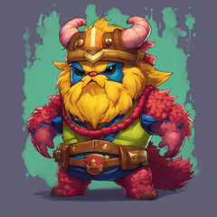 Street Fighter Wonderland Cute Monster Reimagining in a Vibrant Castle Kingdom