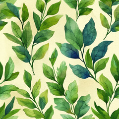 Seamless Seaweed Pattern for Nautical Themes