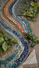 mosaic, architecture