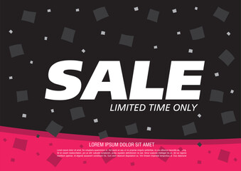 sale banner layout design vector illustration