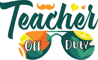 Fototapeta premium Teacher Off Duty