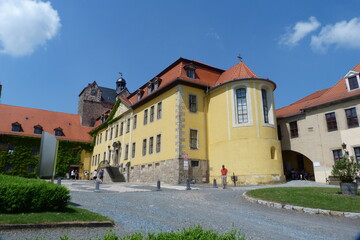 Fototapeta na wymiar Schloss Ballenstedt in Sachsen-Anhalt